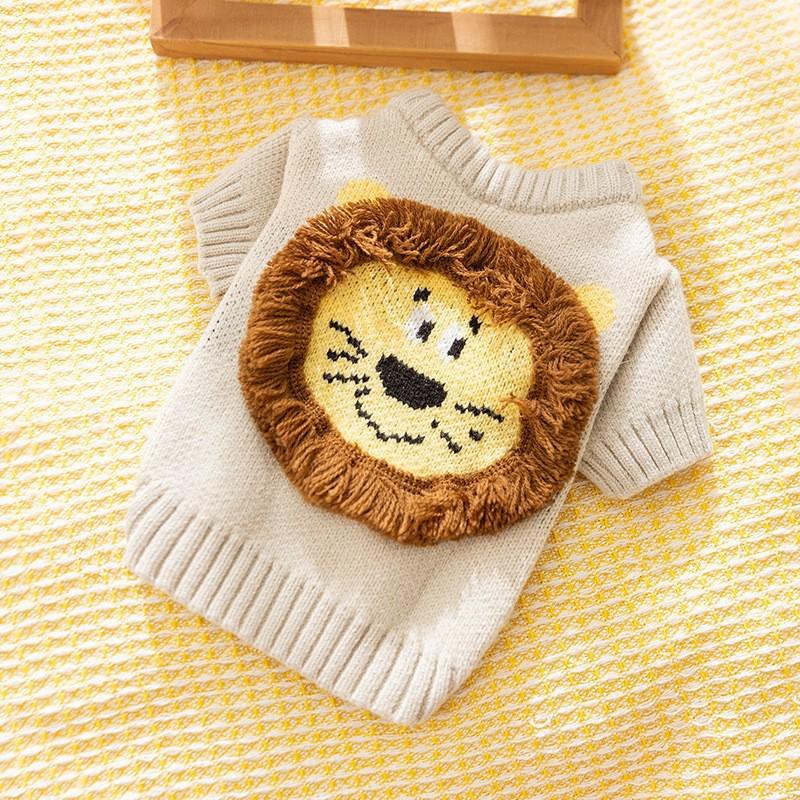 

Cozy Striped Faux Mink Sweater for Small/Medium Dogs & Cats - Autumn/Winter Pet Apparel M (5-8 pounds)