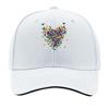 Colorful Butterflies Heart Canvas Wall Art Hip Hop hat Fashion Outdoor Sports Sandwich Baseball Cap