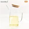 KEMORELA Szczelny Dozownik Oleju Szklana Butelka 750ml/1000ml Pojemnik do Przechowywania w Kuchni do Gotowania Piknik Sezonowy Grill Zewnętrzny