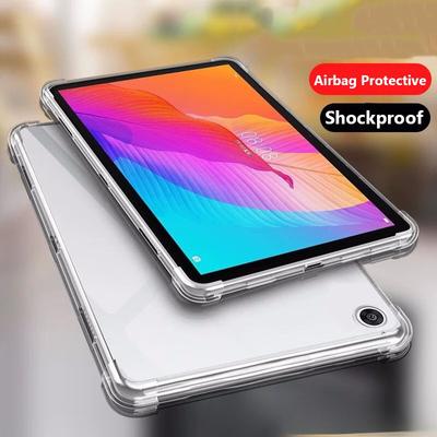 Průhledné pouzdro Airbag TPU pro Huawei Matepad SE 10.4 2022 Kryt Matepad 10.4 Pro 11 T10S T10 SE 10.1 Pro 10.8 M6 M5 8.4