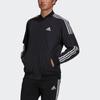 Adidas 3-Stripes Bomber Jacket With Sports Logo Men Outerwear Black GV5254
