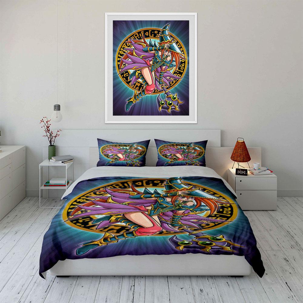 Magician surrounded by symbols. Bedding sets Duvet cover sets Duvet covers Pillowcases(1*Duvet Cover 2*Pillowcases without duvet insert)