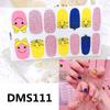 New Adorable Cartoon Expression Nail Stickers - Fun, Cute, No-Bake Design