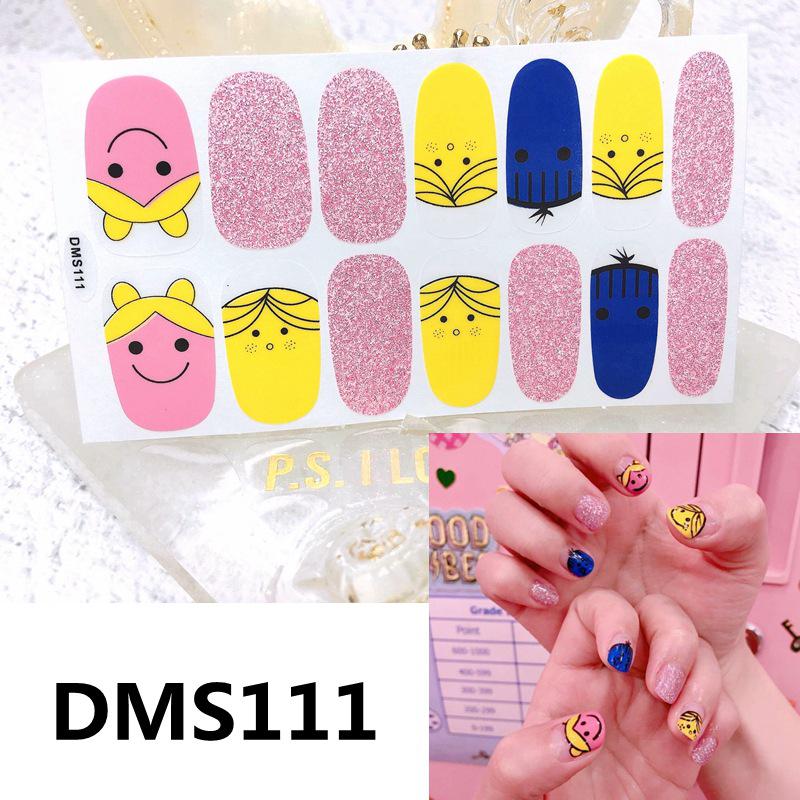New Adorable Cartoon Expression Nail Stickers - Fun, Cute, No-Bake Design
