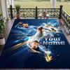 Custom Text Printed Rug Erling Haaland Non Slip Floor Carpet For Home Room Decor