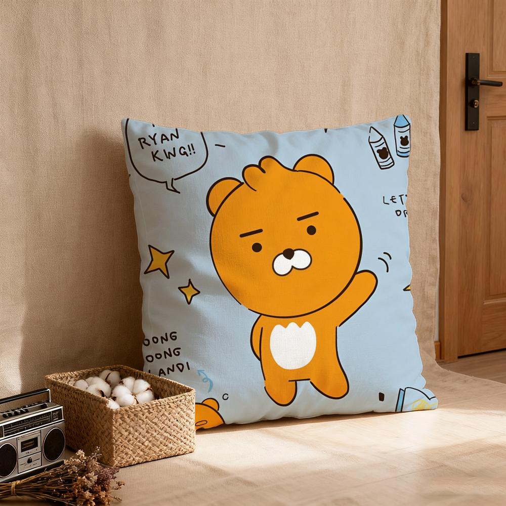 Pillow Case luxurious home office, sofa decorative Multi sized car seat cushions, pillowcases Kakao R-Ryan cute cartoon