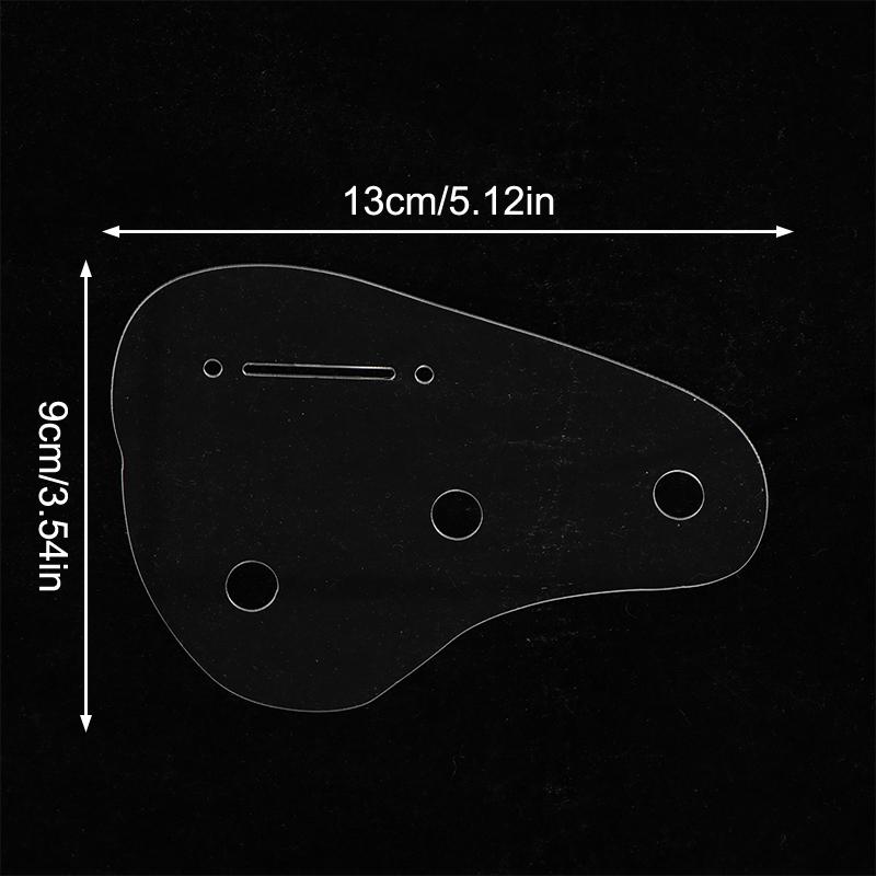 1 Piece Acrylic Wiring Harnesses Template Display Plate For St/Lp/Tl/Jazz Electric Guitar Bass