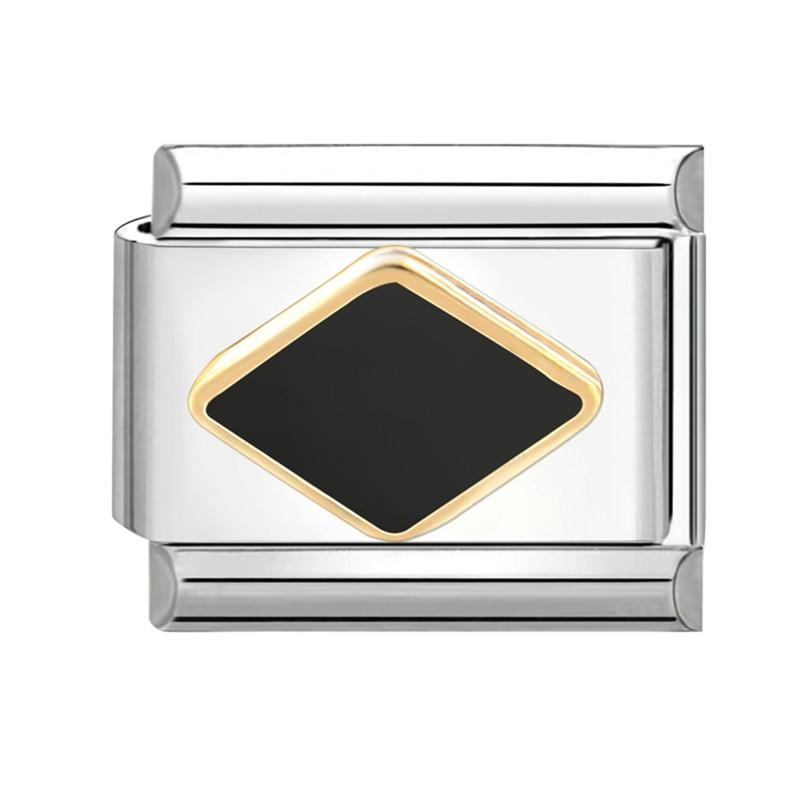 Negru Nr.8 Minge Ochi de Pisică Tai Chi Fluture Inimă Zale Charm Italian Se Potrivește Brățară 9mm Oțel Inoxidabil Femei DIY Făcând Cadouri