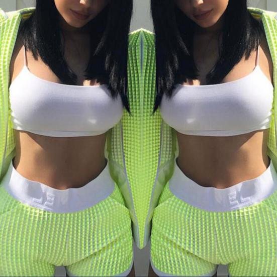 Femei sexy de culoare solidă cu bretele spaghete subțire camisole crop top cu fundul bluză