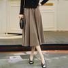Tanfei Liming Corduroy A-Line Midi Skirt