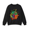 Basketball Ball Sweatshirt, Basketball Lovers Basketball Player Sweatshirt