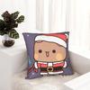 Dudu Bear and Bubu Panda Christmas Pillowcase Doublesided Printing  Cushion Cover Decoration Throw Pillow Case Cover