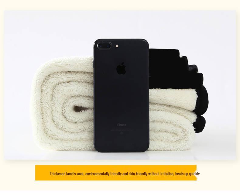 High-Waisted Warm Brown Leggings with Faux Leather Accent and Lamb Wool Lining