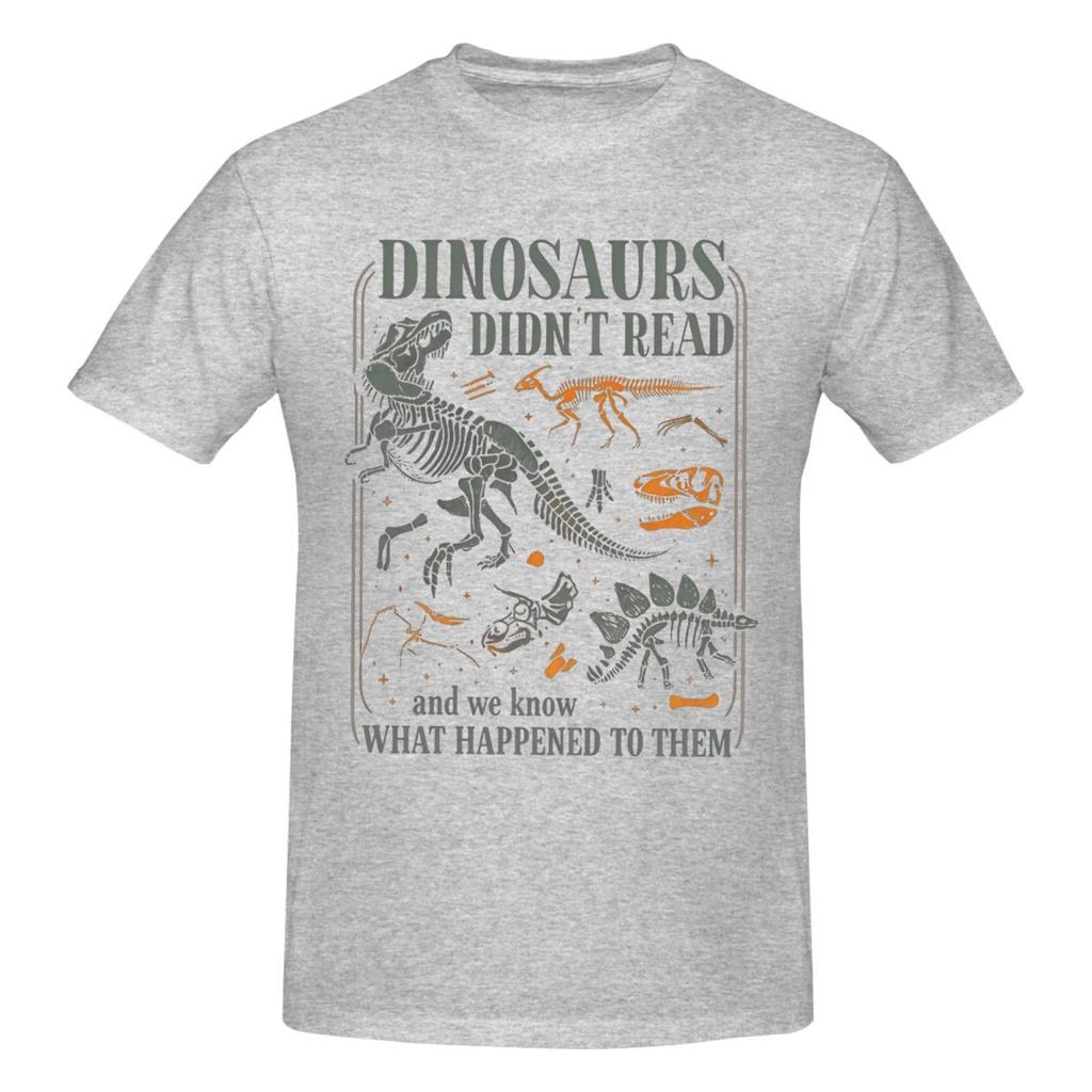 Dinosaurs Didnt Read 2026 T Shirts Graphic Y2k Anime Oneck Tshirts For Unisex Wounisex Clothing