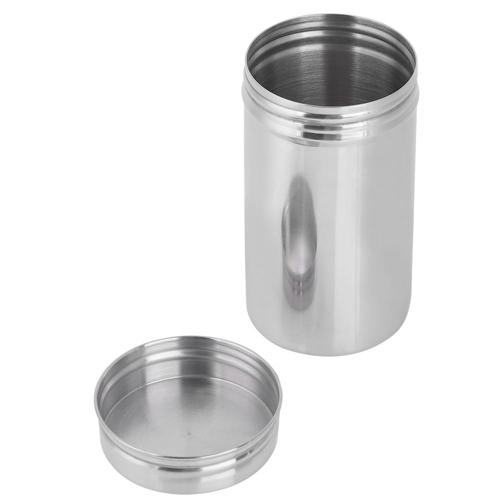275ml 400ml Tea Jar 304 Stainless Steel Sealed Storage Jar Portable Tea Coffee Beans Container for Home Kitchen Cafes Restaurant