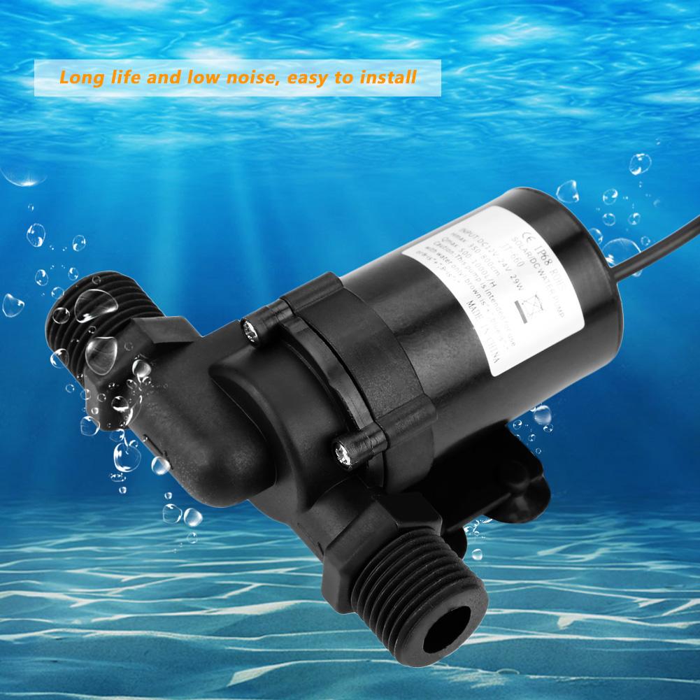 Mini DC Brushless Water Pump for Solar Water Heater 24V 40 Celsius  ~100 Celsius