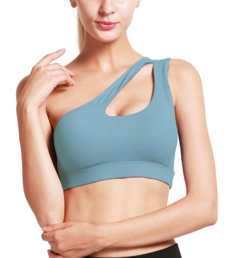 Buy Sexy One Shoulder Yoga Bras Women 