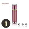 Purple Diamond Rose Kollektion: Hochwertiges, halbtransparentes Hautpflegeset aus violettem Acryl mit Creme-, Lotion- und Essenzflaschen