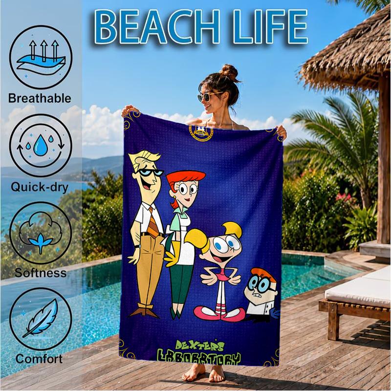 Superhero Sunglasses Beach Towel, Microfiber Beach Towel, Perfect For Pool, Beach, Travel, Home Decor Beach Party Fan Gifts