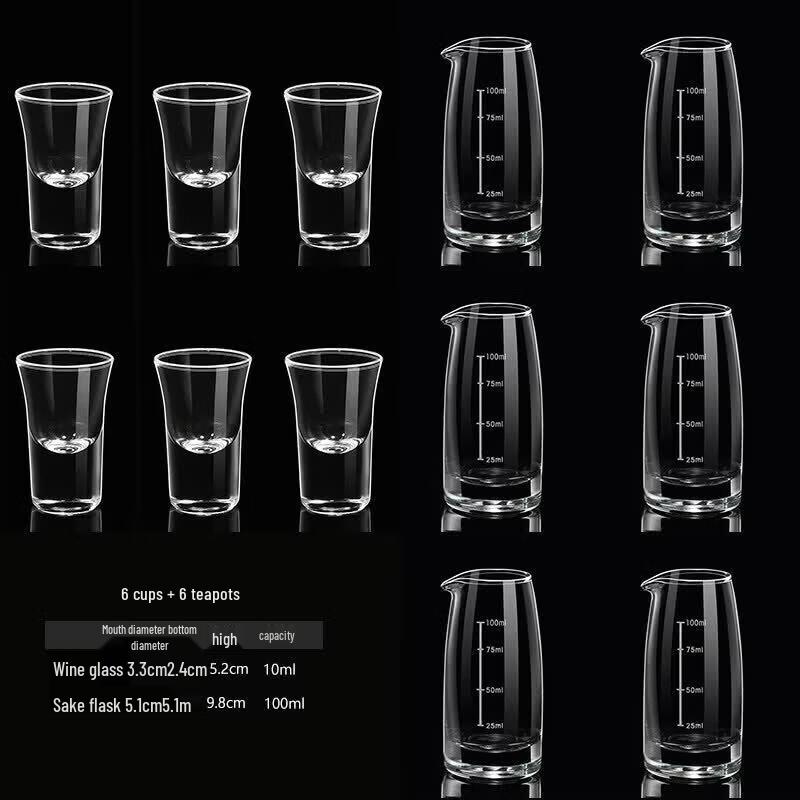Multi-Purpose Glass Wine & Baijiu Decanter Set