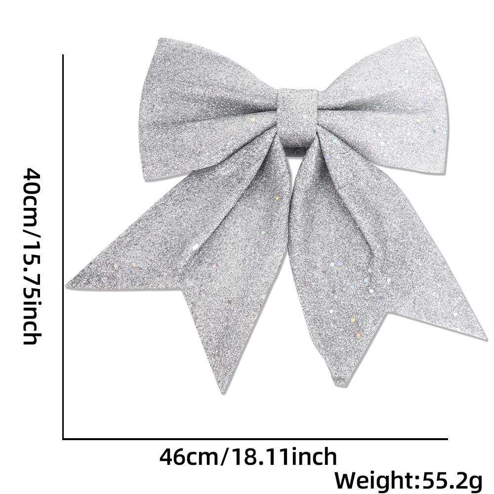 Pearl Stylish Cotton Glitter Bow Ornaments Ideal For Holiday Decor And Diy Projects Craft