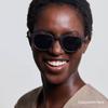 IZIPIZI SUN Sunglasses for Men Women Pantos with Gray UV Category 3 Medium #C & – Bio-Based Frames, Scratch-Resistant Lenses, 100% Protection,