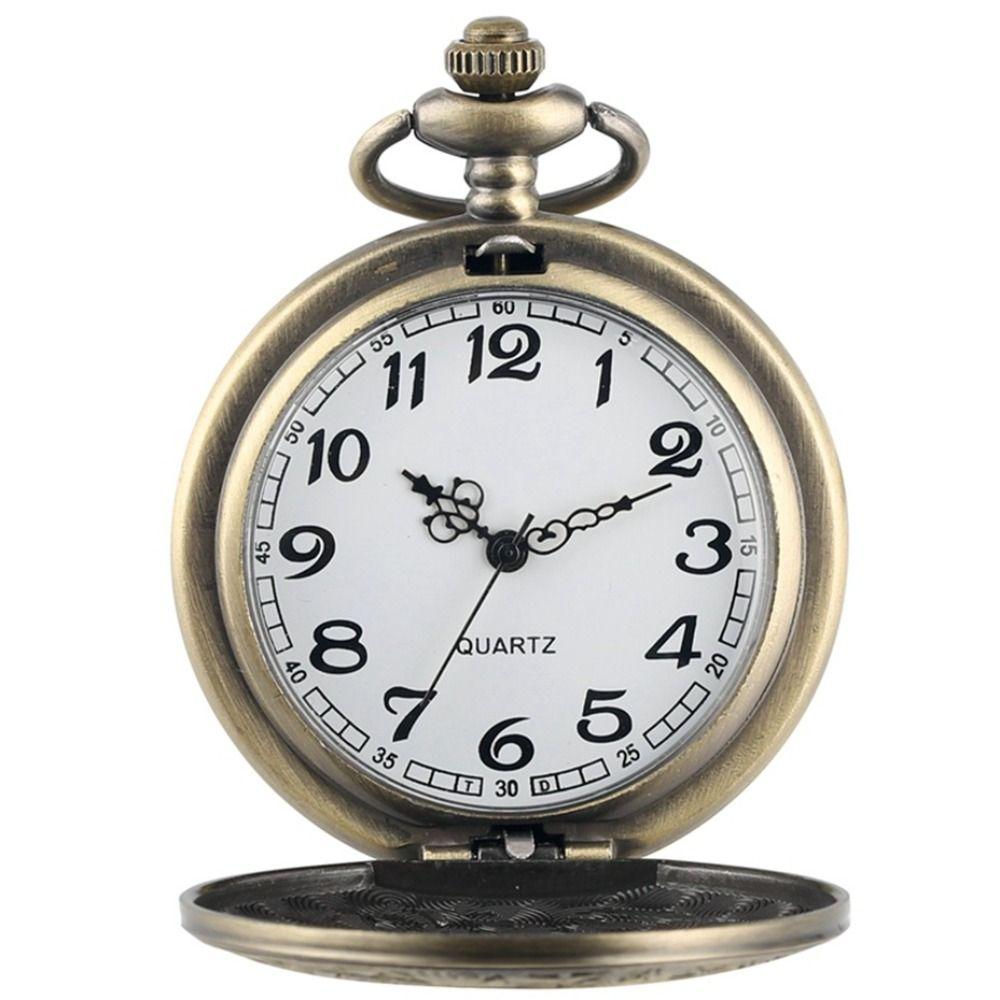 Steampunk Pocket Watch Quartz Movement Pocket Watch Pendant Chain Watches Best Gift