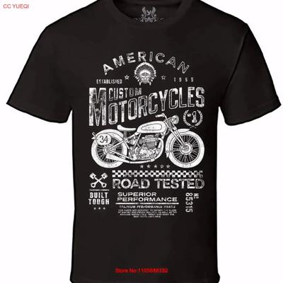 Nw Unisexs American Custom Motorcycle Rider Hipster Funny T Shirt Vintage Graphic Casual Breathable Streetwear Vintage