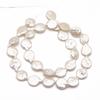 1String, White Natural Freshwater Pearls 11-13mm, Handmade Teardrop-shaped Pearl Beads for Jewelry Making DIY Crafts, Needlework 36cm
