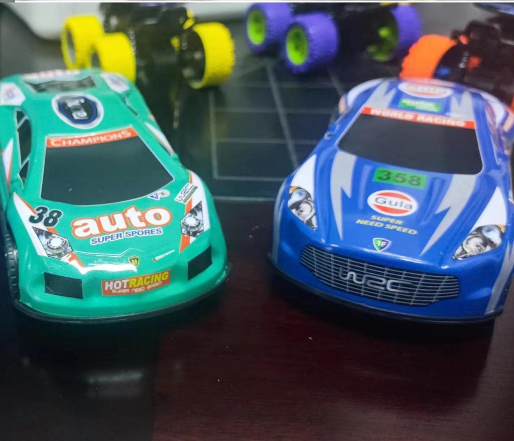 Children's Mini Alloy Pull-Back Toy Car Set In Gift Tin