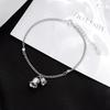 Lily of the Valley S925 Silver Zircon Bracelet for Women - Versatile & Artistic Design