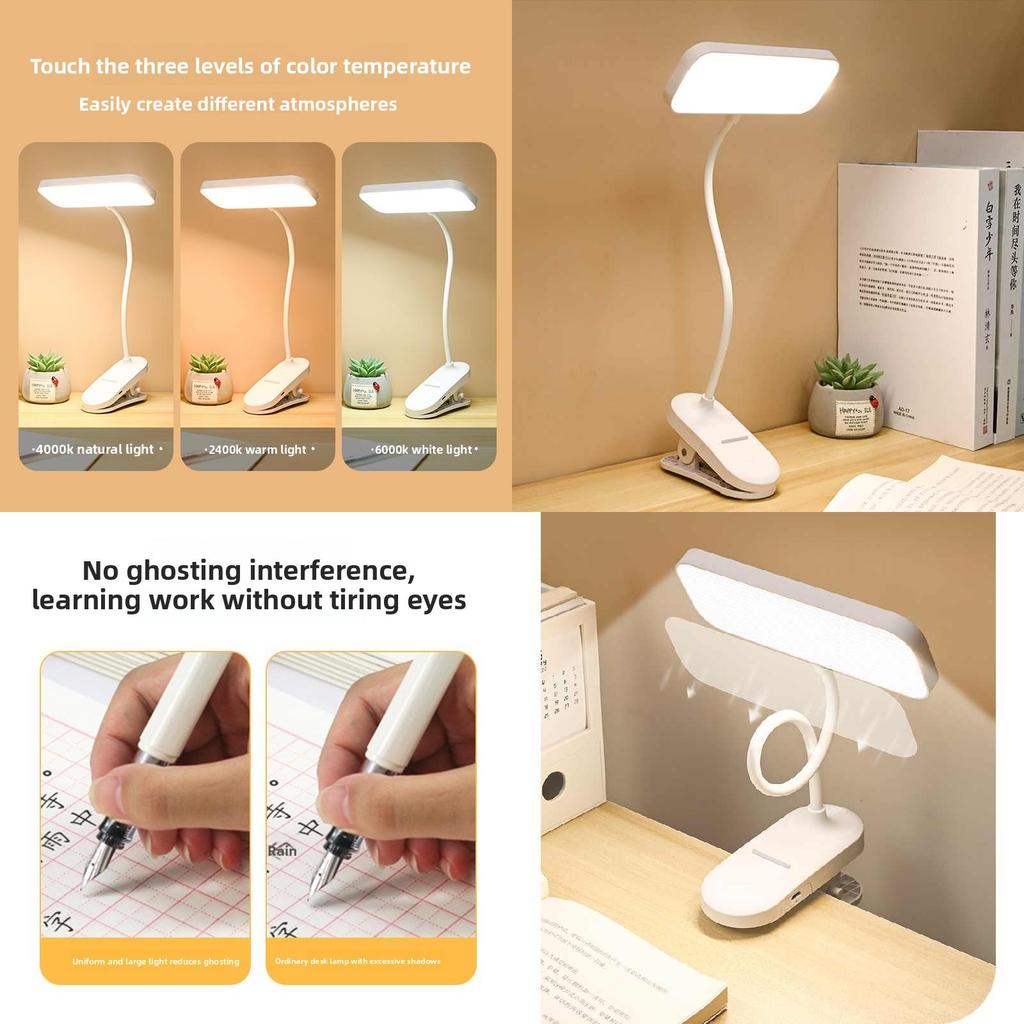 Led Desk Lamp For Students With Touch Control And Adjustable Brightness For Study And Reading