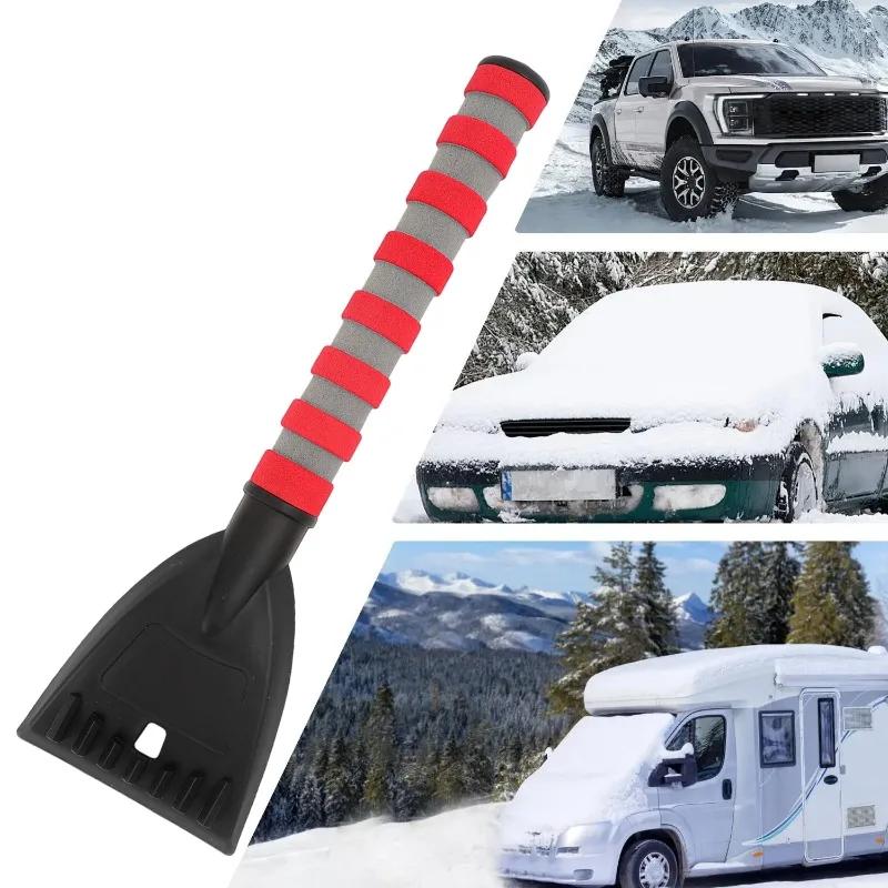 Winter Emergency Kit Snow Removal Tool for Car Telescopic Snow Brush with Ice Scraper Foam Grip Easy Use for SUV Truck