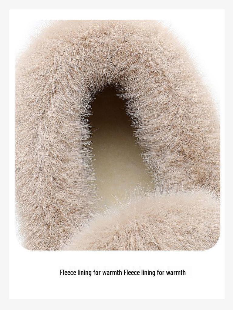 Birkenstock Women's Cotton Winter Loafers - Plus Velvet Warm Furry Casual Retro Shoes