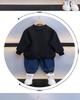Boys' 2025 Korean Style Autumn Sweatshirt - Cool, Handsome Casual Top