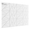 12Pcs Soundproof Wall Panel Self-Adhesive Sound Absorbing High Density Thick Acoustic Foam Panel Noise Reduction Wall Decoration Tile