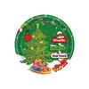 Disposable Christmas Themed Party Tableware Decoration,Birthday Theme Party Decoration Banner Pull Flag Cake Flag Balloon- Set