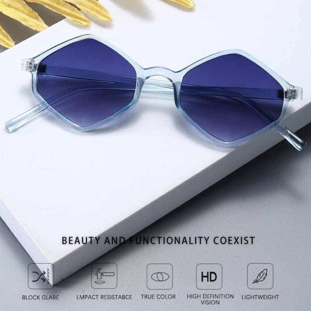 Lightweight Metal Eyewear Vintage UV400 Sun Glasses Fashion Rhombus Leopard Sunglasses Holiday