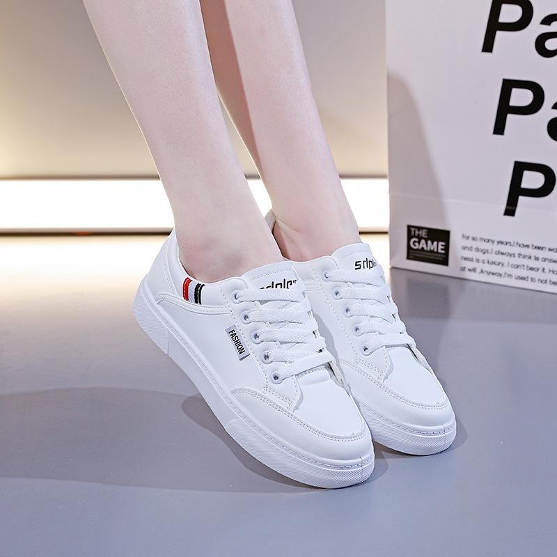 Little White Shoes Women's Spring and Summer, the New Versatile Internet Celebrity Board Shoes Popular Casual Flat Shoes Women's Trendy Shoes RL