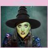 Halloween Hat Witch With Ruffled Lace Edge For Cosplay And Decorations Party