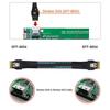 cablecc PCI-E Slimline SAS 4.0 SFF-8654 4i 38-pin Host to SFF-8654 Slim SAS Target Cable 40cm