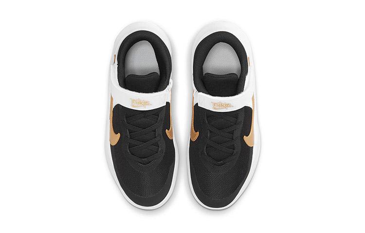 Nike Team Hustle D 10 Flyease Slip Resistant Cushioning, Wear Resistant Mid Top Children's Basketball Shoes DD7303-002