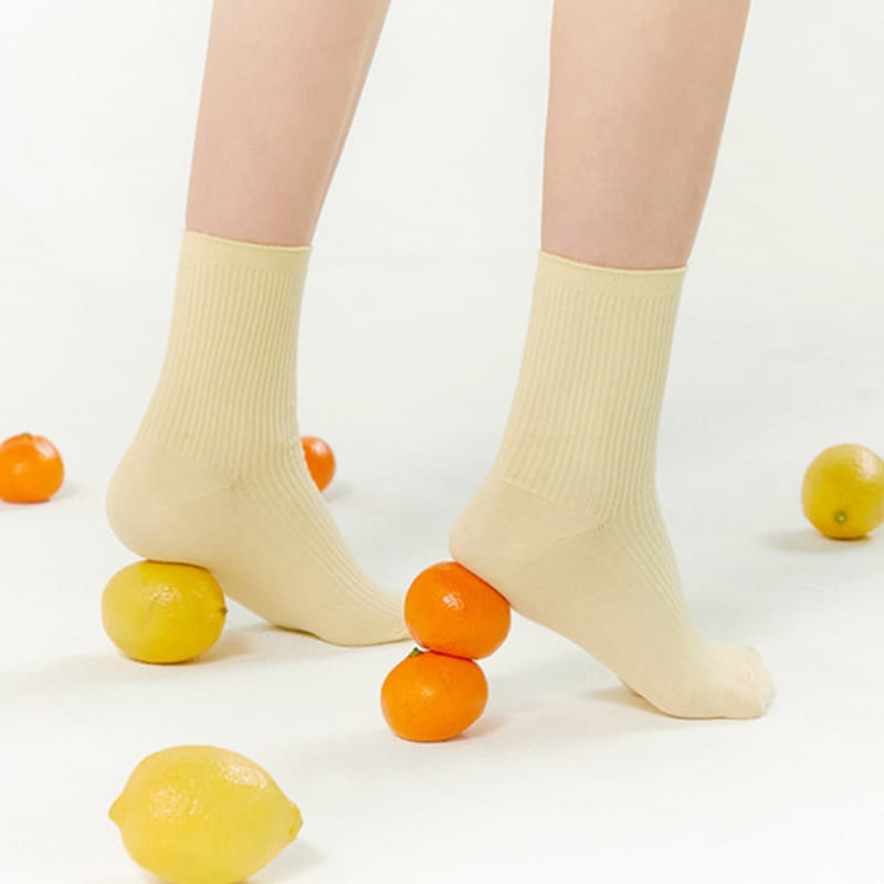 

Носки Биарриц Повседневные Базовые Носки Гольфы Момо 19 Цветов Charcoal