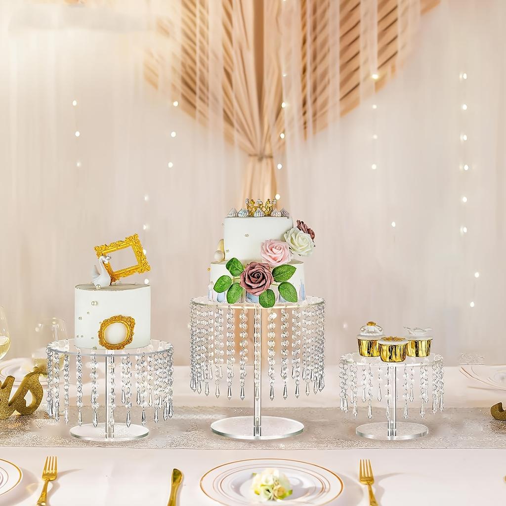 Acrylic Hanging Beads Cake Pan,birthday Party,cake Pan,cake Display Stand