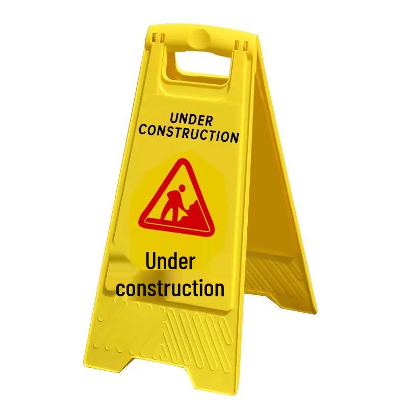 Warning A-Frame Sign: Slippery Floor, Wet Floor, Do Not Park, Under Repair