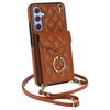 Portafoglio in Pelle a Tracolla Slot Carte Anello Custodia per Telefono per Samsung Galaxy S23 S24 Ultra S22 S21 FE S20 A55 A54 A14 Note20 Copertura Borsa