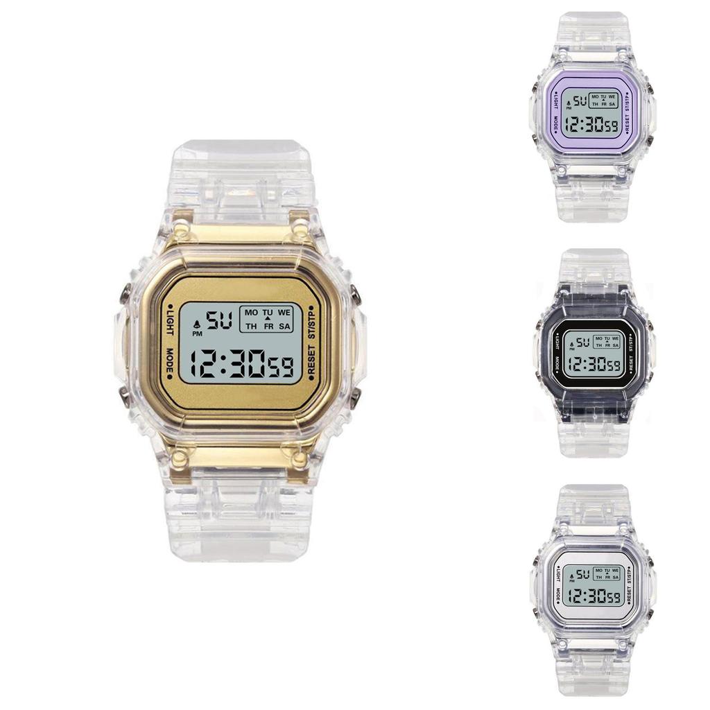 Watch Digital Waterproof For Outdoor Activities Led Display 20m Water Resistance
