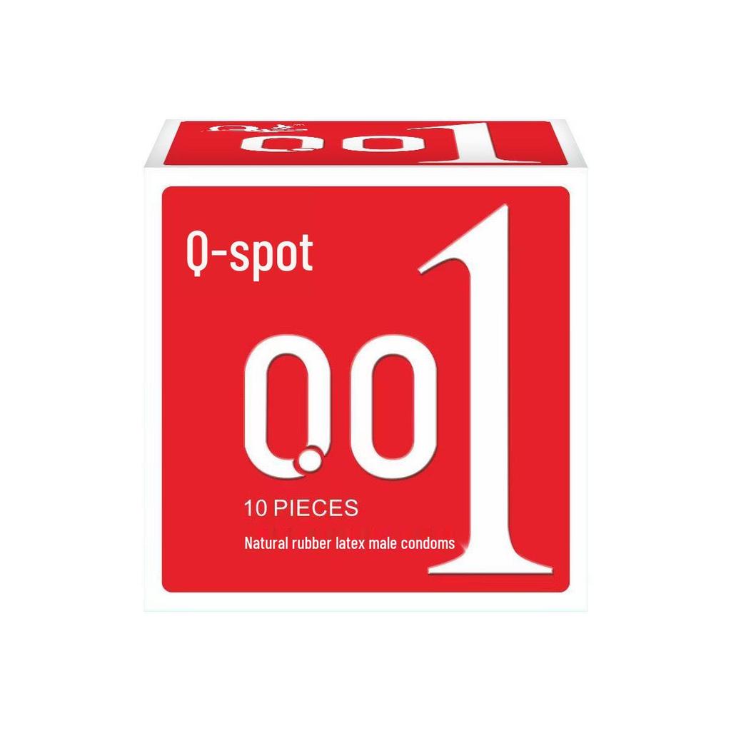 Q-point Надтонкі, Довготривалі, Гладкі та З крапками Презервативи 001