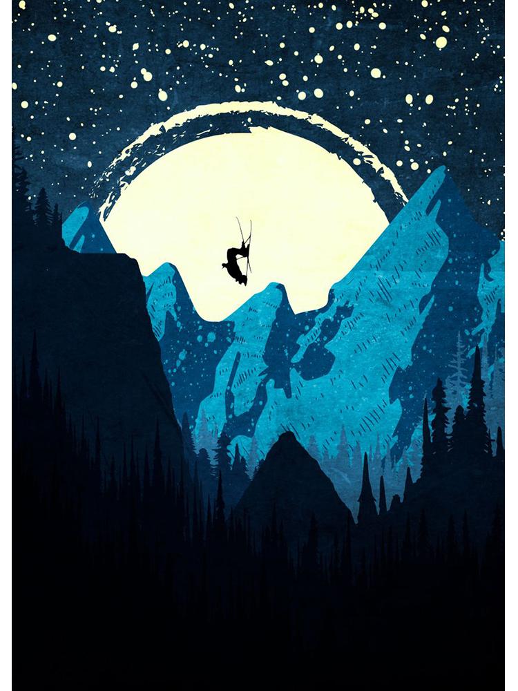 

Винтажные постеры для лыж, сноуборда, холст, картина, минималистичный спортивный лыжный спорт, скандинавская настенная картина для гостиной, украшения дома 21x30cm No Frame