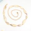 Female Waist Chain Western Cowgirl Leaf Punk Belt for Women Waistband